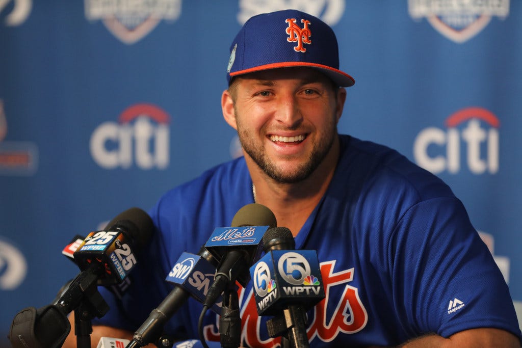 tim tebow jersey sales